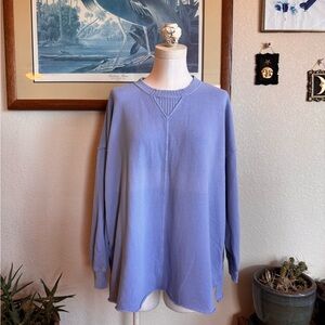 Aerie Blue Oversized Pullover
